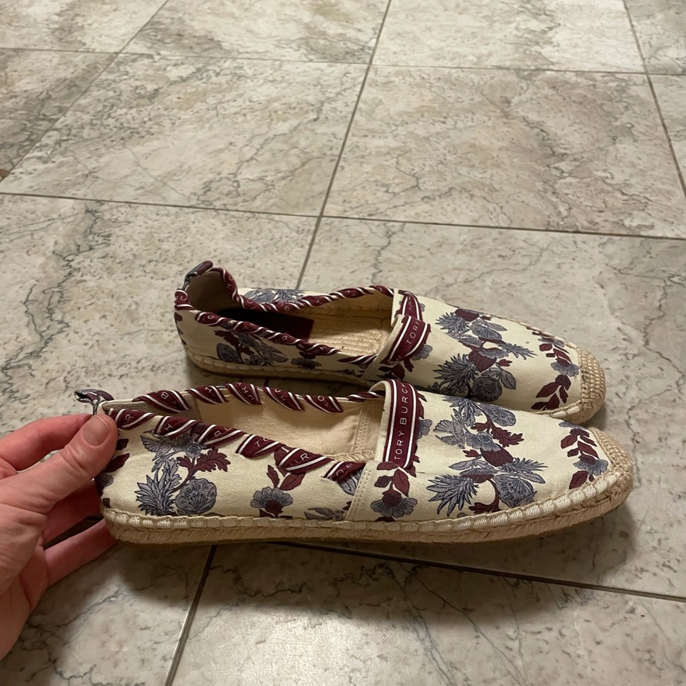 Tory Burch espadrilles, wore once